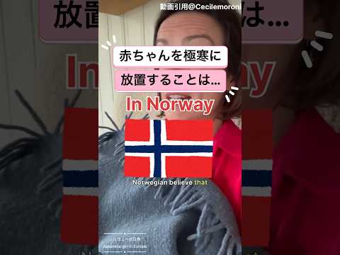 北欧 ノルウェーで赤ちゃんを外に放置？ #ヨーロッパ #子育て #ハーランド #norway #カルチャーショック